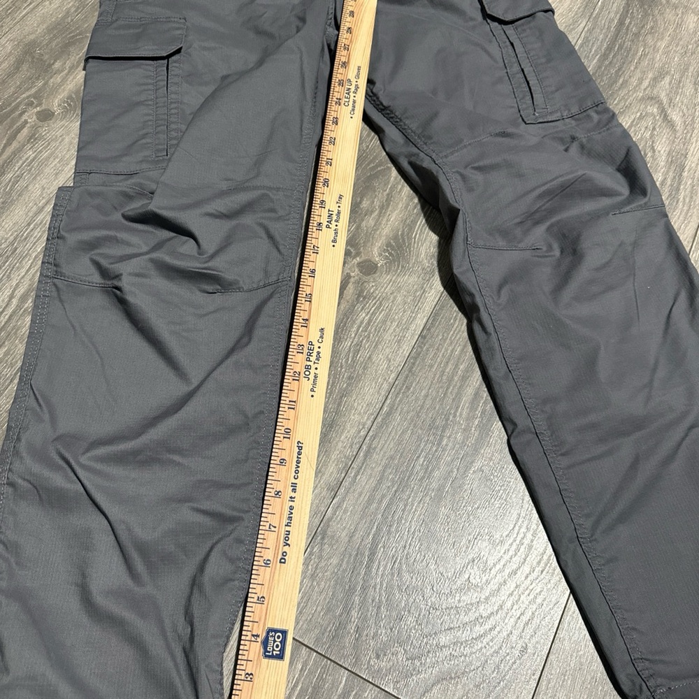 H M Cargo Jogger Pants Mens Small  34x30 Grey Regular Fit Tapered Stretch Size M